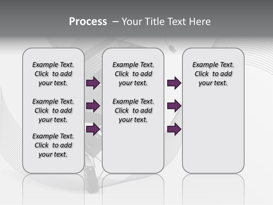 Movement Abstraction Columns PowerPoint Template