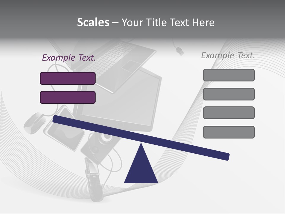 Movement Abstraction Columns PowerPoint Template
