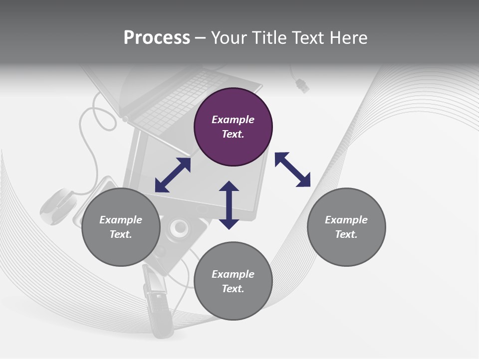 Movement Abstraction Columns PowerPoint Template