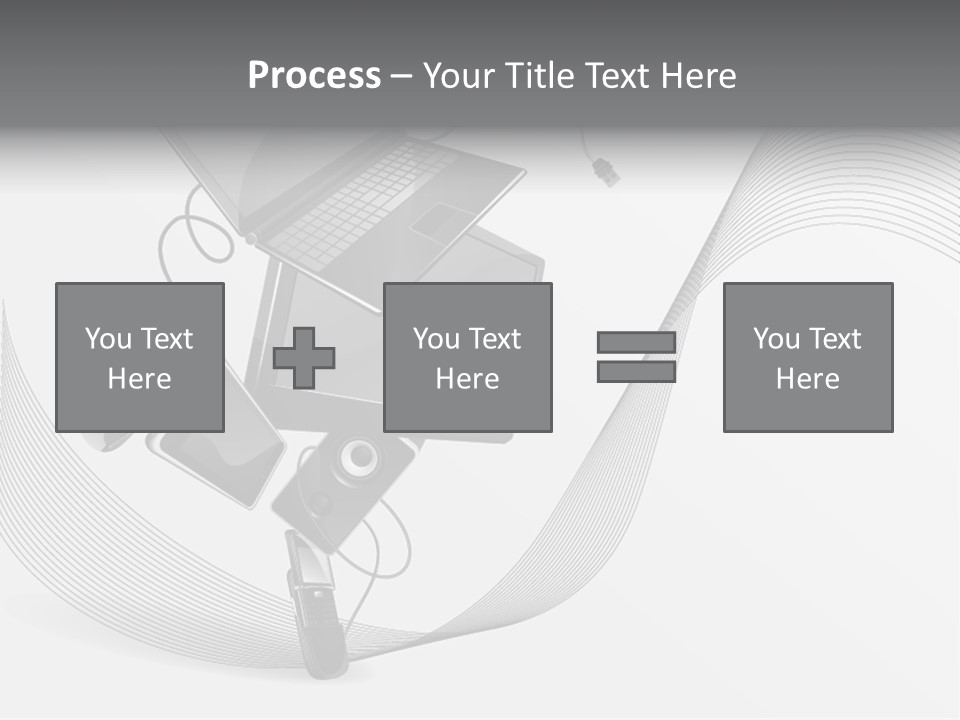 Movement Abstraction Columns PowerPoint Template