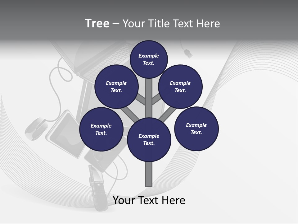 Movement Abstraction Columns PowerPoint Template