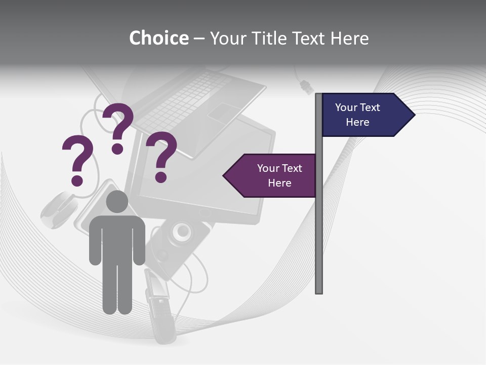 Movement Abstraction Columns PowerPoint Template