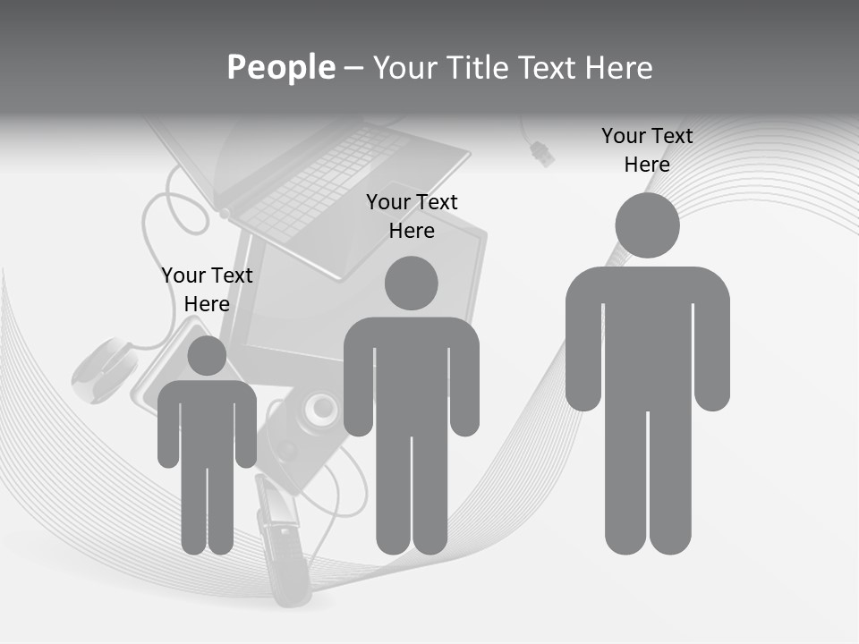 Movement Abstraction Columns PowerPoint Template