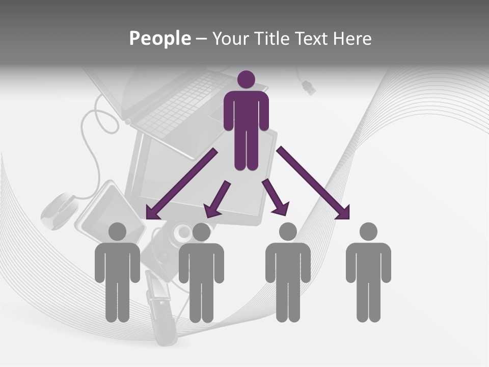 Movement Abstraction Columns PowerPoint Template