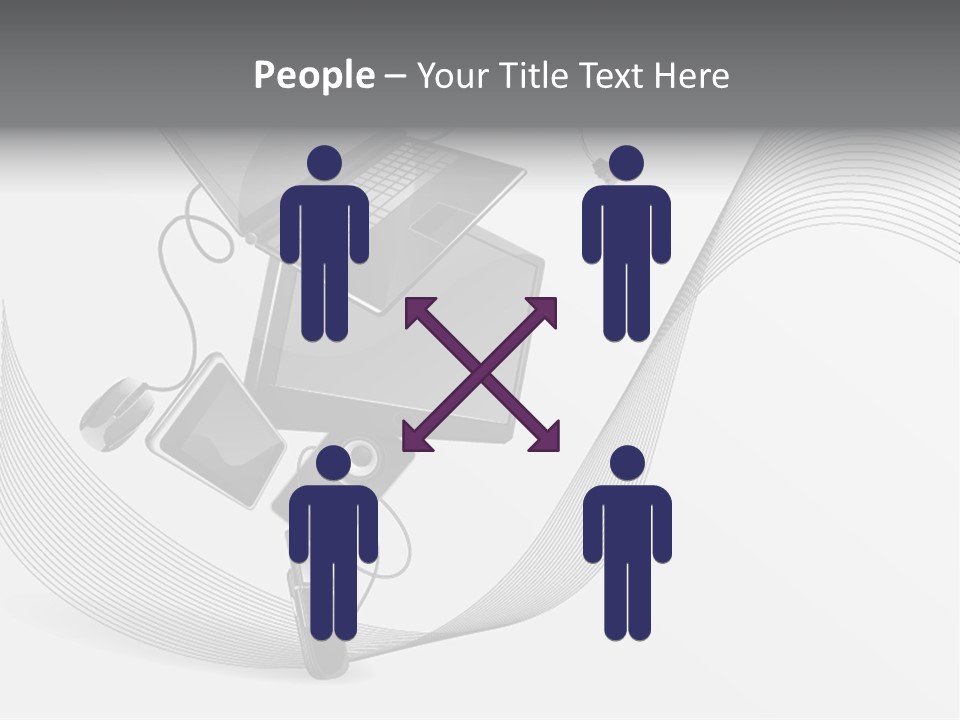 Movement Abstraction Columns PowerPoint Template