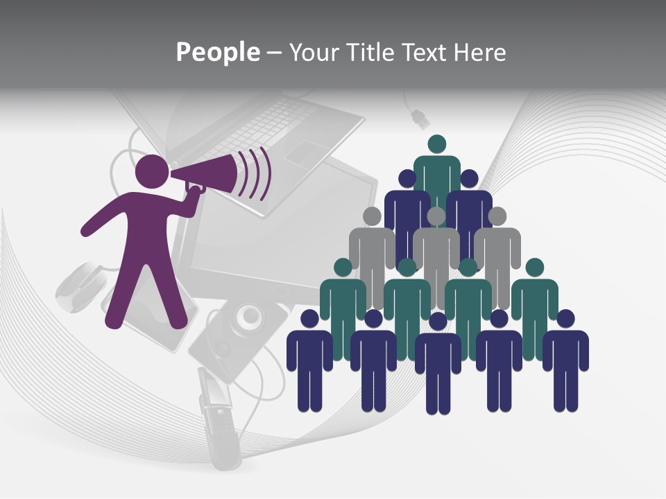 Movement Abstraction Columns PowerPoint Template