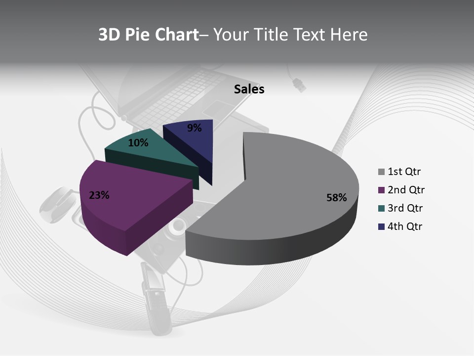 Movement Abstraction Columns PowerPoint Template