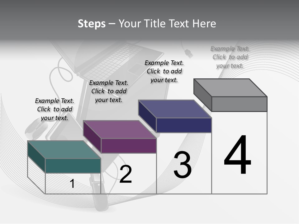 Movement Abstraction Columns PowerPoint Template