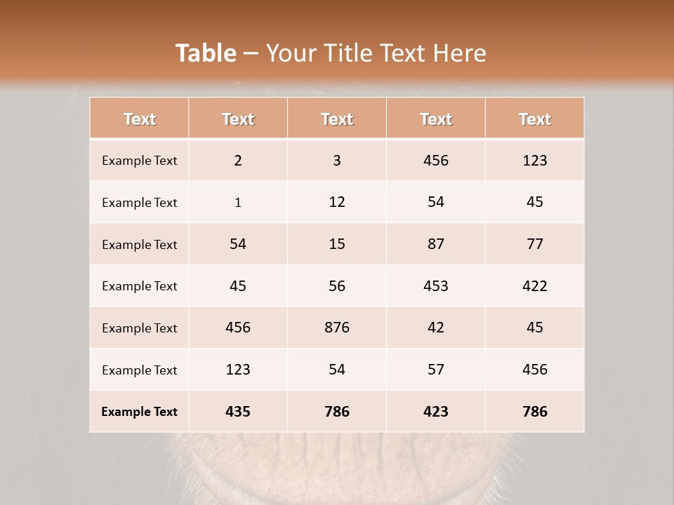 Close Up Cut Out Monkey PowerPoint Template