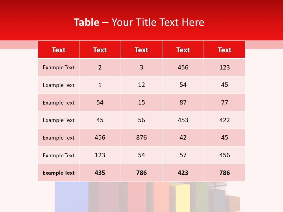 Company Attainment Multicolor PowerPoint Template