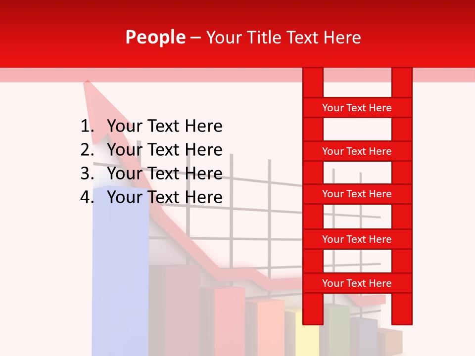 Company Attainment Multicolor PowerPoint Template