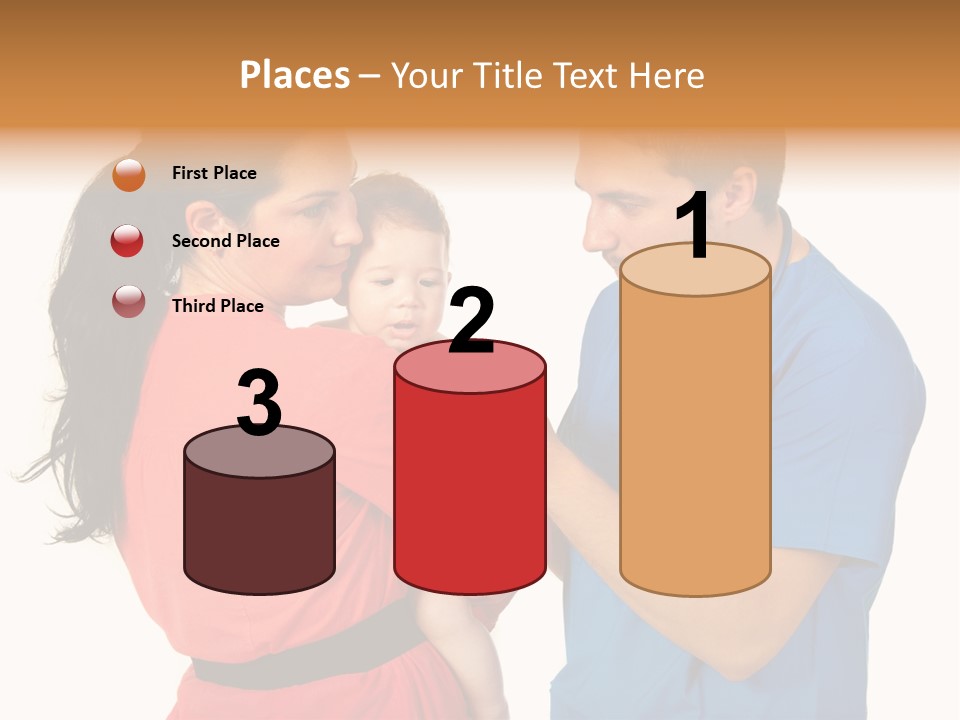 Woman Beautiful Cheerful PowerPoint Template