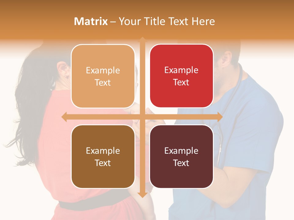 Woman Beautiful Cheerful PowerPoint Template