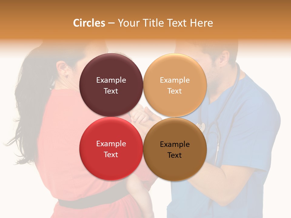 Woman Beautiful Cheerful PowerPoint Template