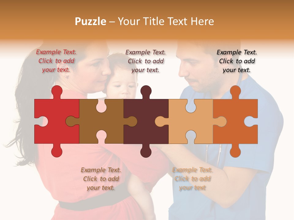 Woman Beautiful Cheerful PowerPoint Template