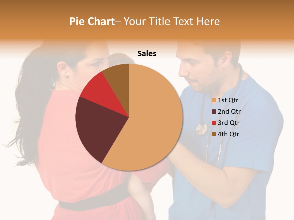 Woman Beautiful Cheerful PowerPoint Template