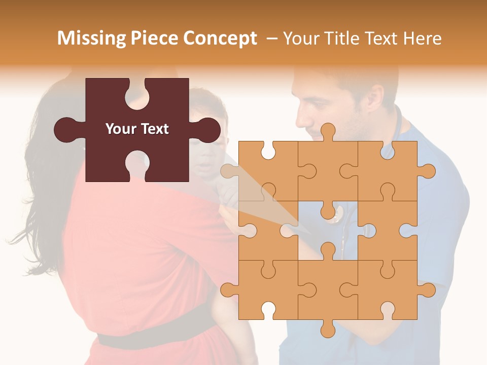 Woman Beautiful Cheerful PowerPoint Template