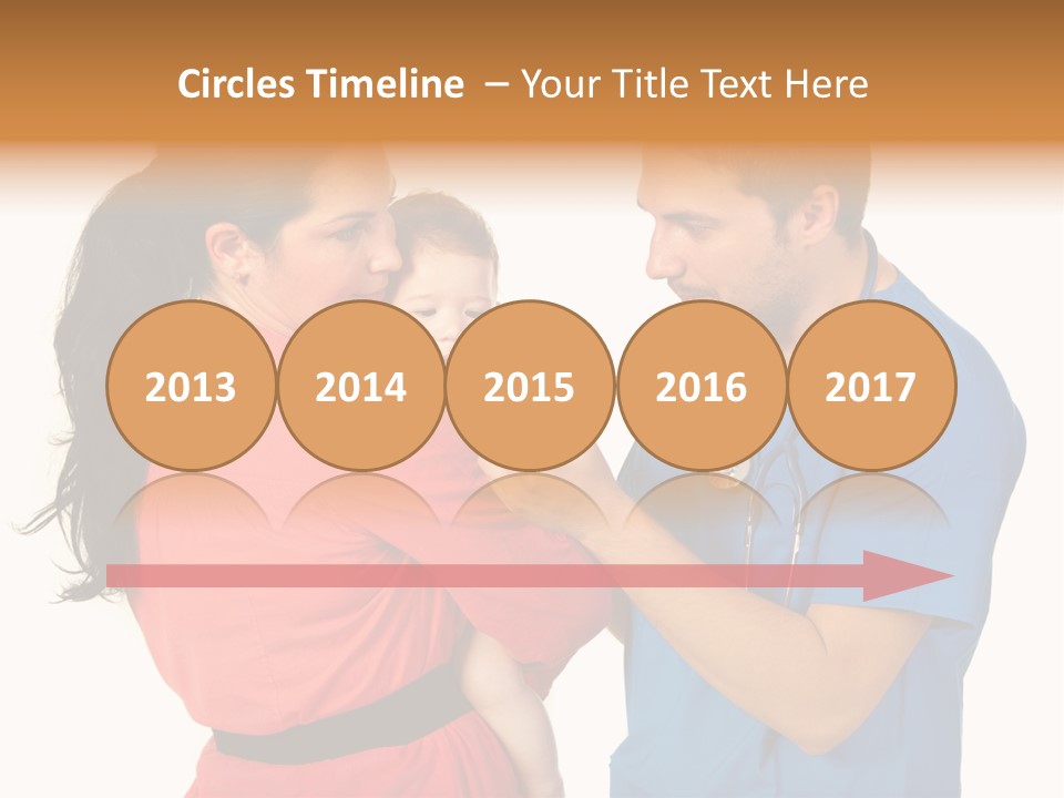 Woman Beautiful Cheerful PowerPoint Template