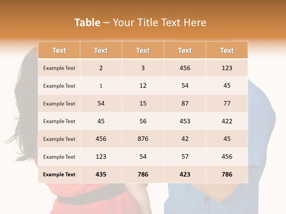 Woman Beautiful Cheerful PowerPoint Template