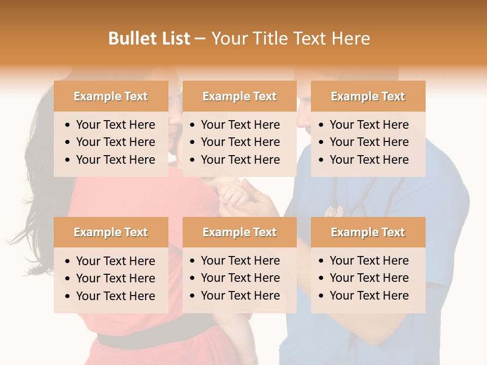 Woman Beautiful Cheerful PowerPoint Template