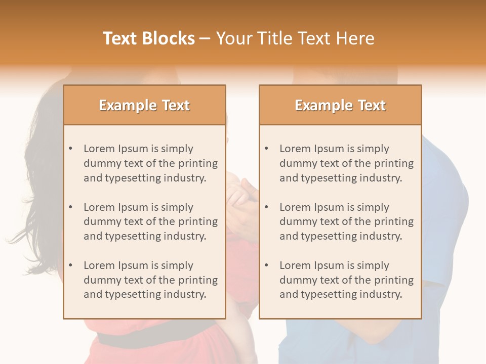 Woman Beautiful Cheerful PowerPoint Template