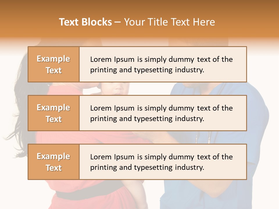 Woman Beautiful Cheerful PowerPoint Template