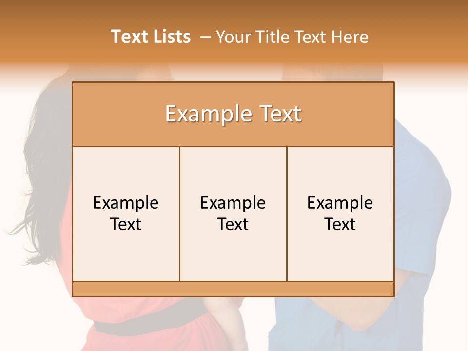 Woman Beautiful Cheerful PowerPoint Template