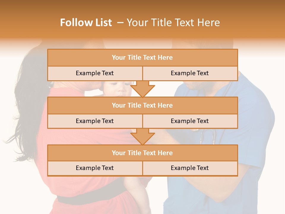 Woman Beautiful Cheerful PowerPoint Template