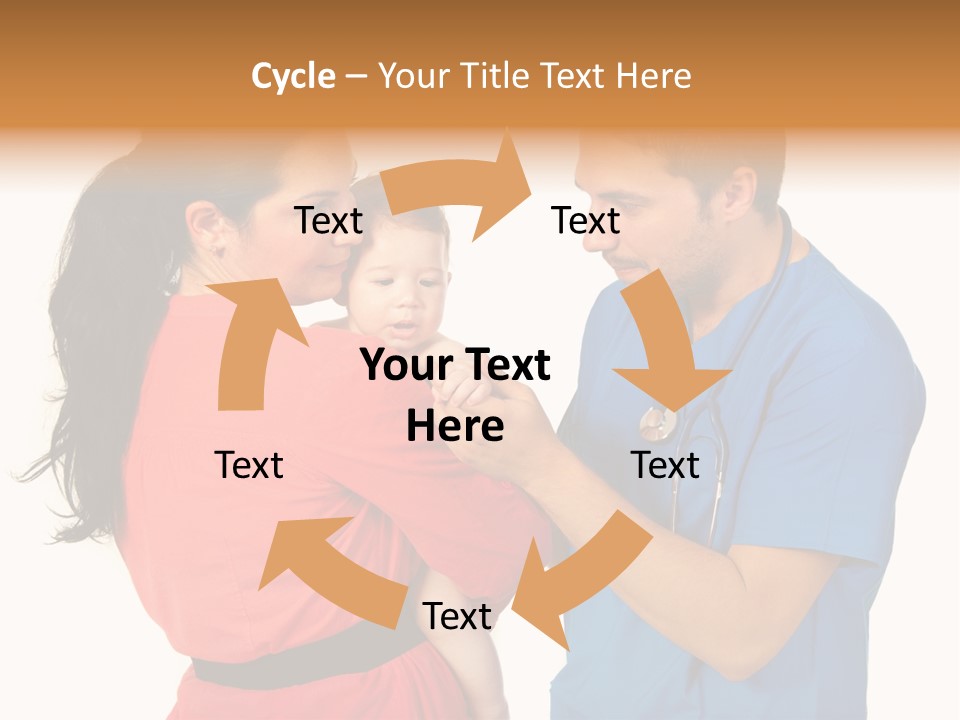 Woman Beautiful Cheerful PowerPoint Template