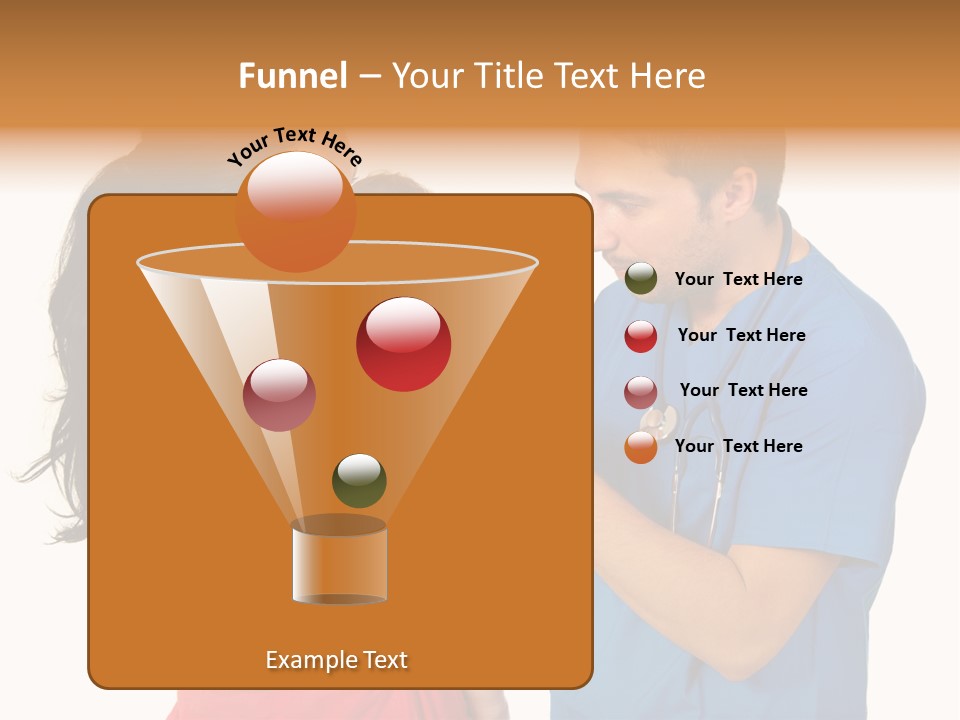 Woman Beautiful Cheerful PowerPoint Template