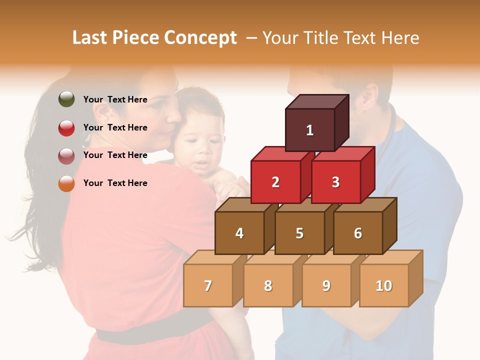 Woman Beautiful Cheerful PowerPoint Template