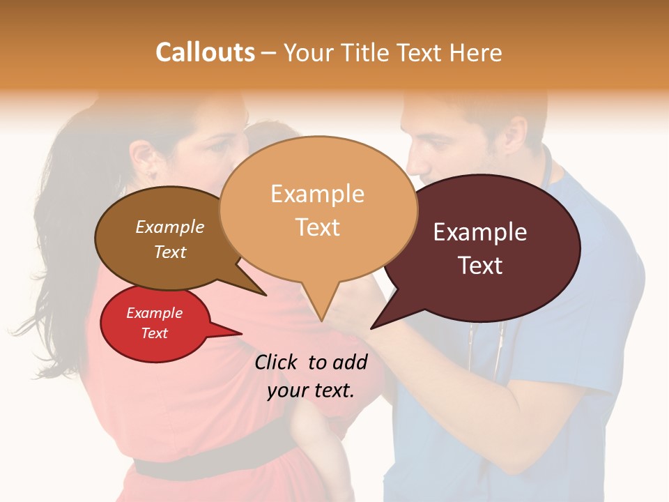 Woman Beautiful Cheerful PowerPoint Template