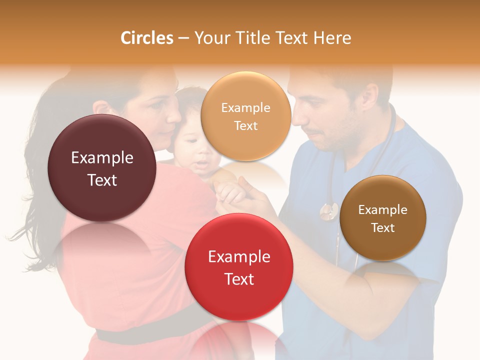 Woman Beautiful Cheerful PowerPoint Template