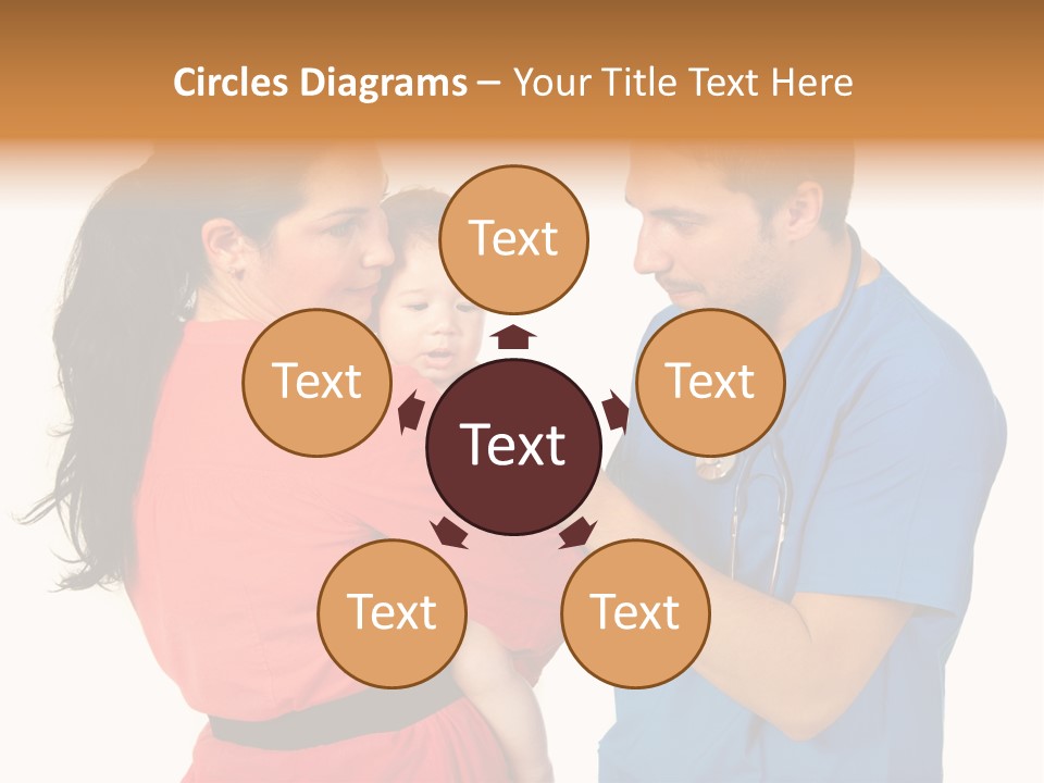 Woman Beautiful Cheerful PowerPoint Template