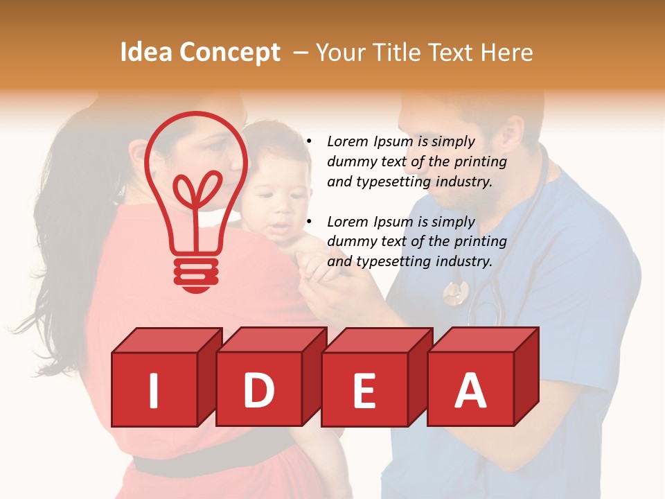 Woman Beautiful Cheerful PowerPoint Template