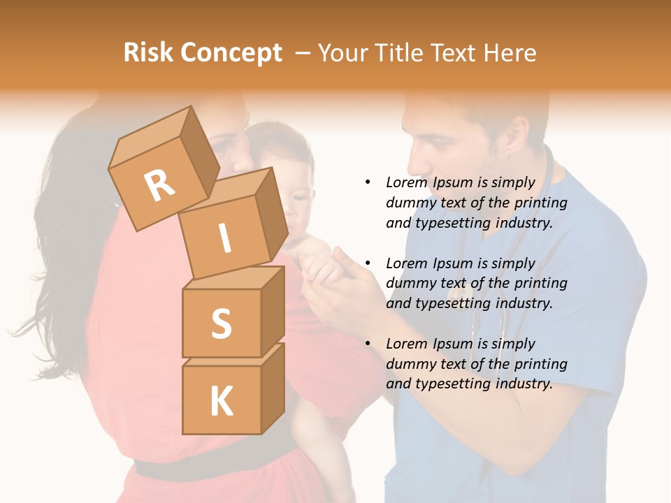 Woman Beautiful Cheerful PowerPoint Template