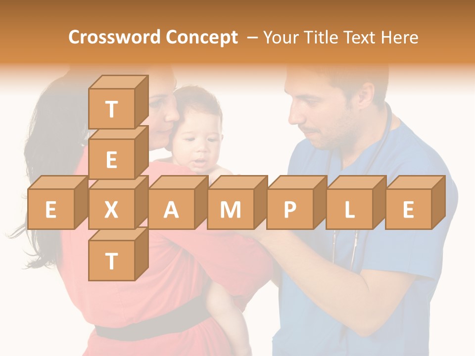 Woman Beautiful Cheerful PowerPoint Template