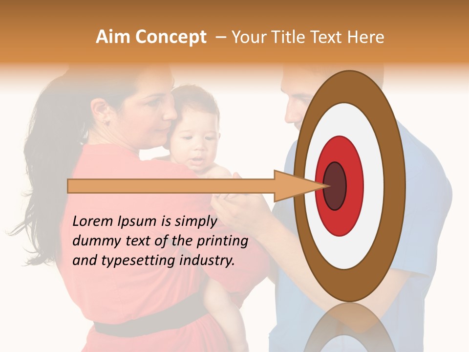 Woman Beautiful Cheerful PowerPoint Template