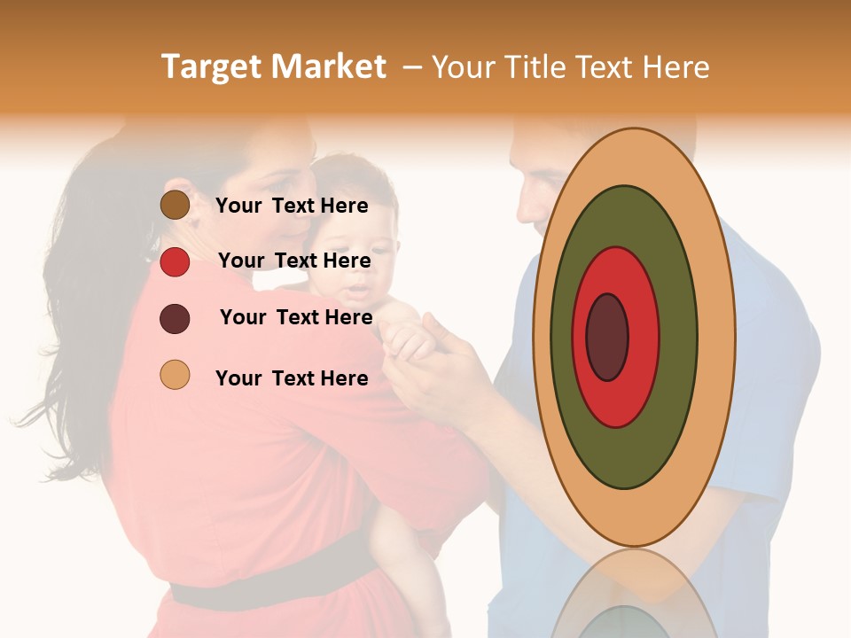 Woman Beautiful Cheerful PowerPoint Template