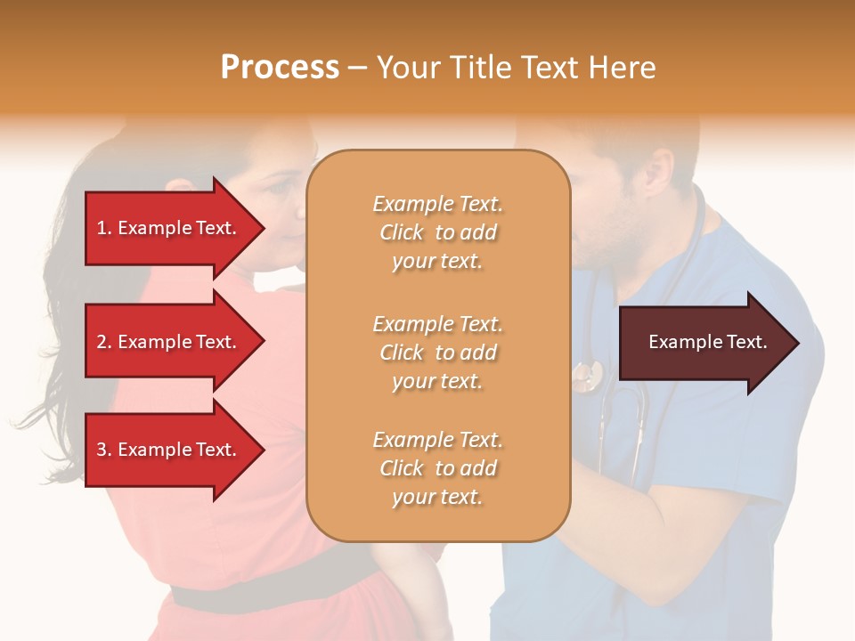 Woman Beautiful Cheerful PowerPoint Template