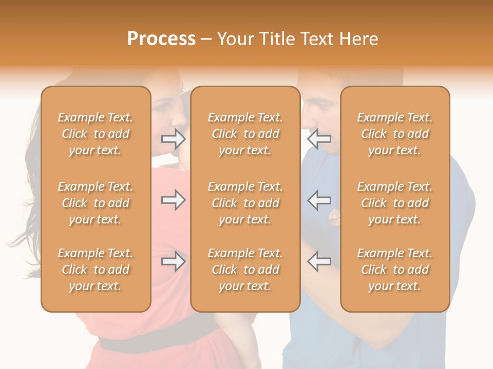 Woman Beautiful Cheerful PowerPoint Template