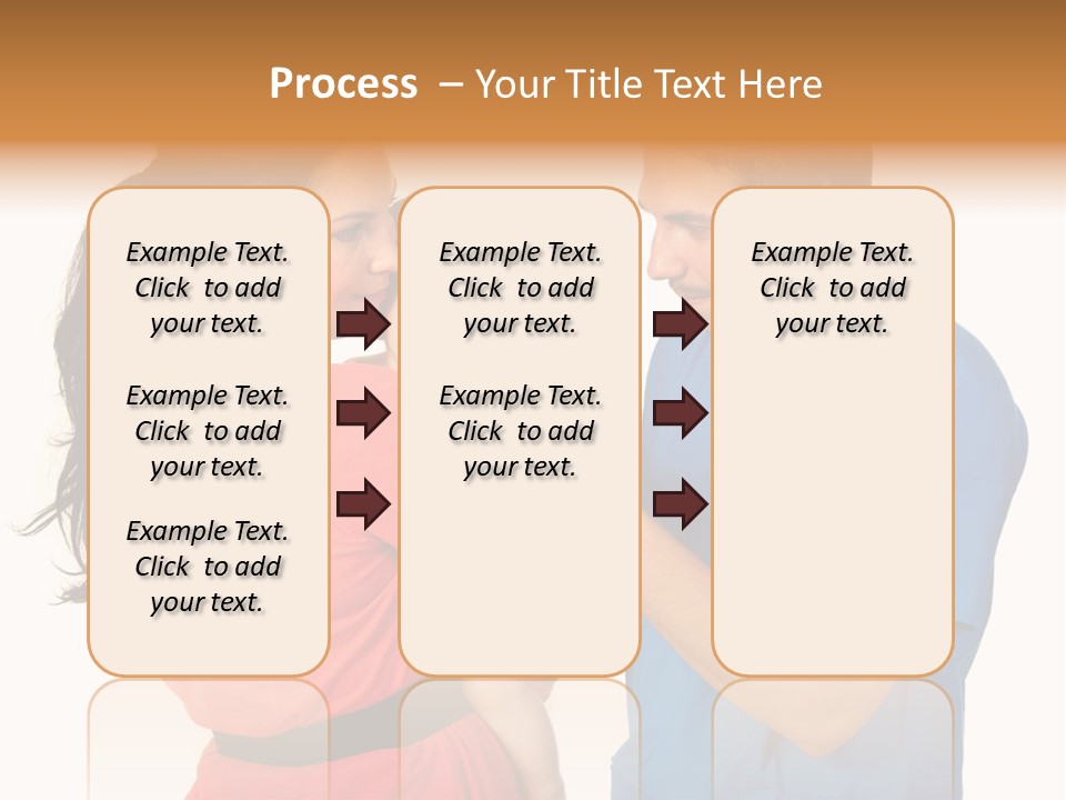 Woman Beautiful Cheerful PowerPoint Template
