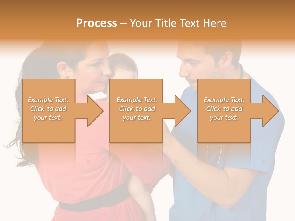 Woman Beautiful Cheerful PowerPoint Template