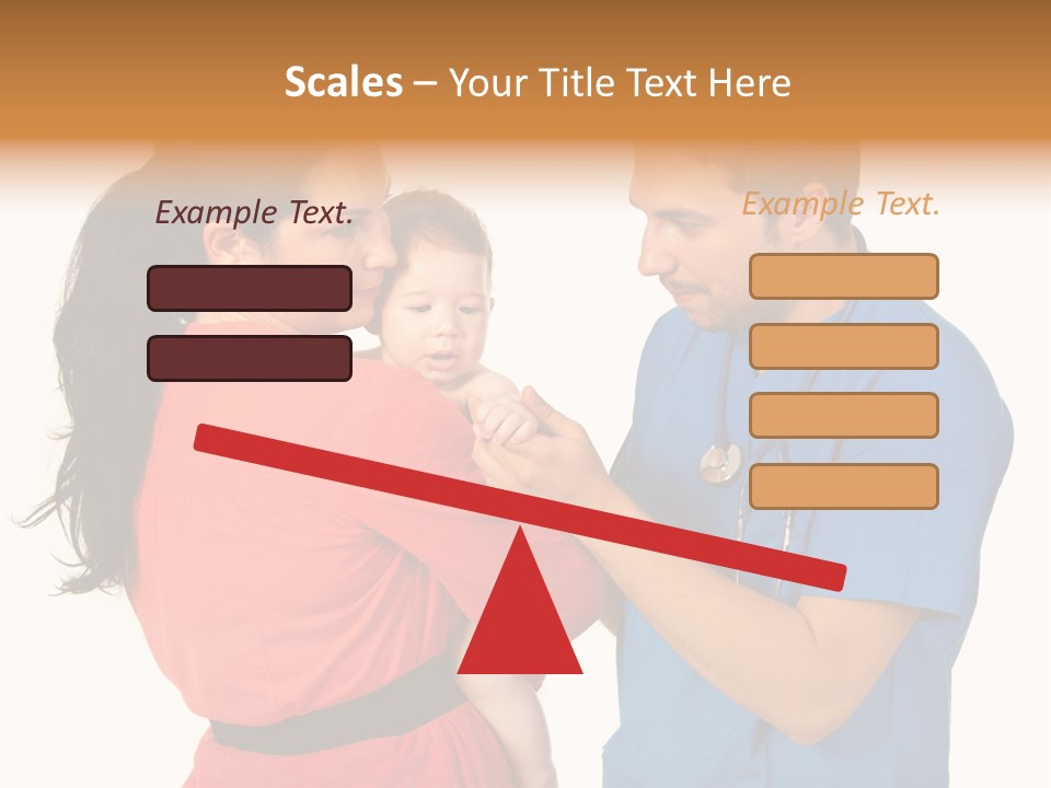 Woman Beautiful Cheerful PowerPoint Template