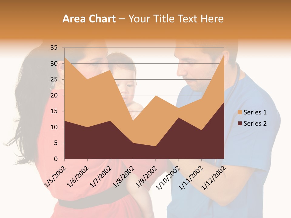 Woman Beautiful Cheerful PowerPoint Template