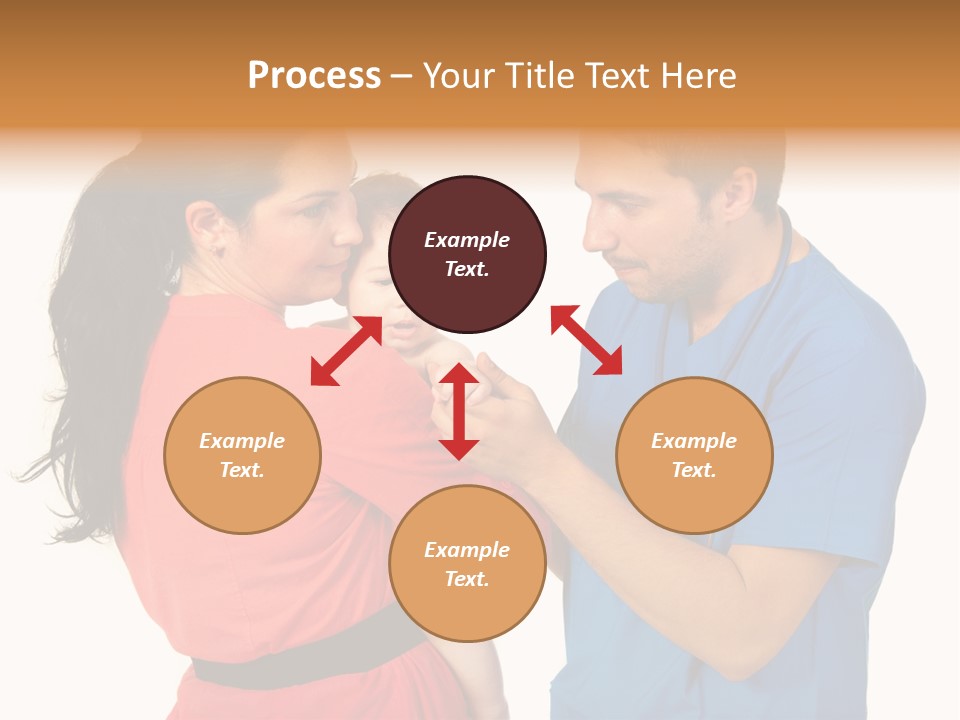 Woman Beautiful Cheerful PowerPoint Template