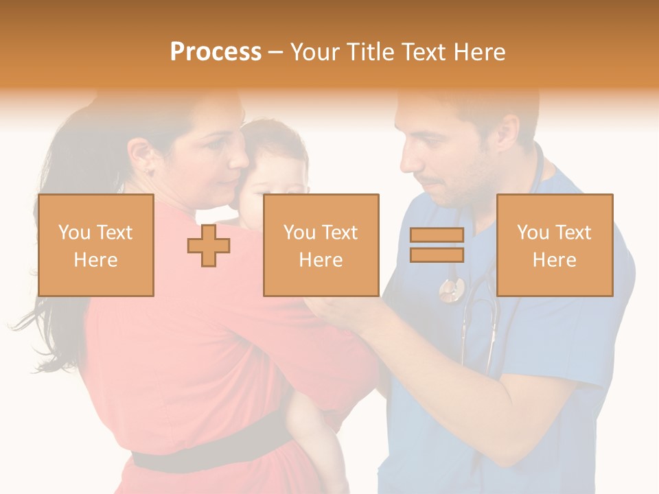 Woman Beautiful Cheerful PowerPoint Template