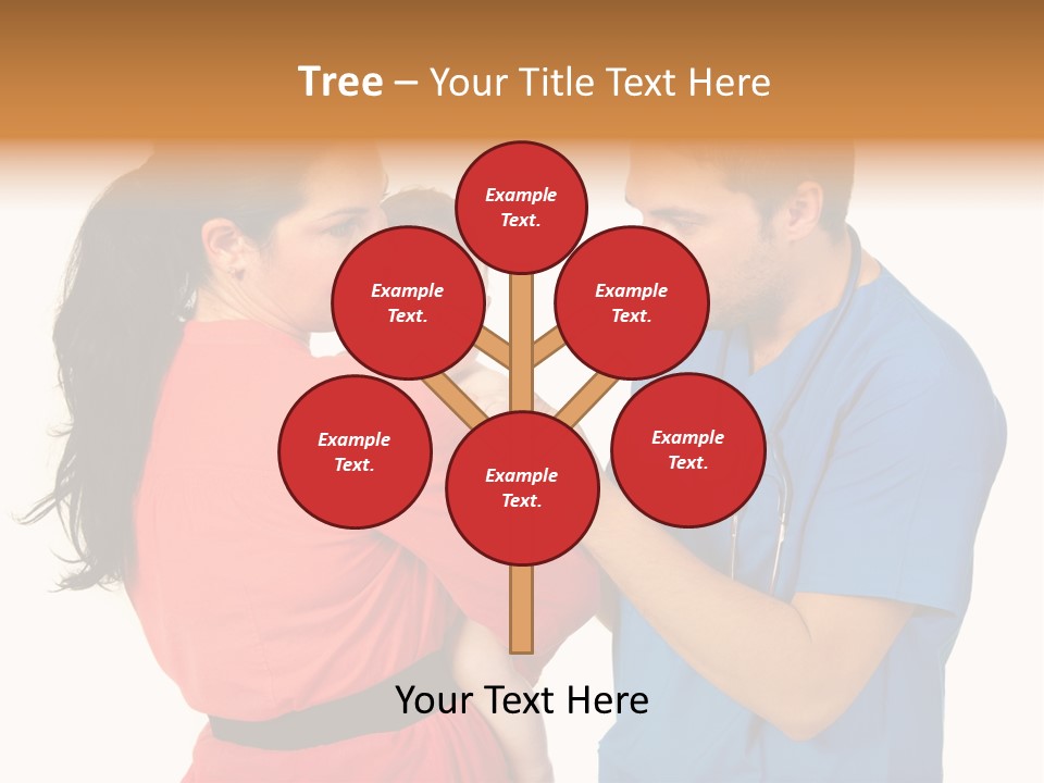 Woman Beautiful Cheerful PowerPoint Template