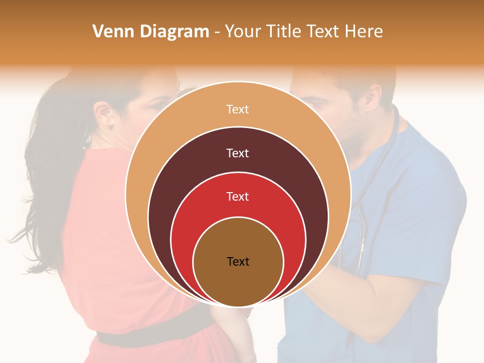 Woman Beautiful Cheerful PowerPoint Template