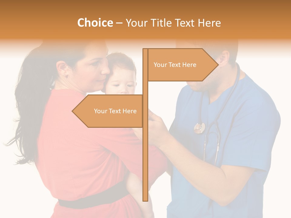 Woman Beautiful Cheerful PowerPoint Template